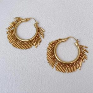 Tassel Circle Earrings Personalized Swaying Dynamic Tassel Earrings High Quality Fashion Jewelry Wholesale